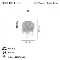 GRASSE 02 50 LIK TEKLI SARKIT 1XE27