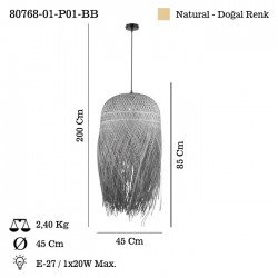 GRASSE 01 45 LIK TEKLI SARKIT 1XE27