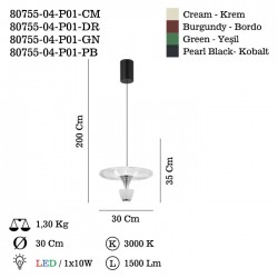 RABITA 04 KREM LEDLI SARKIT 3000K