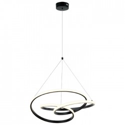 VERDON LEDLI SIYAH AVIZE 69W 3000K