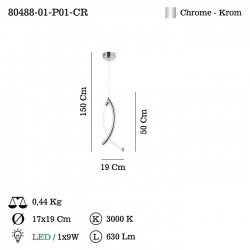 SAVANA TEKLI LEDLI SARKIT 8W 3000K