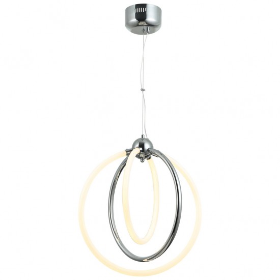 NELAS B.BOY LEDLİ 2 Lİ KROM AVİZE 39W 3000K