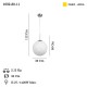 NORE Q30 TEKLI ALTIN SARKIT AVIZE 1XE27