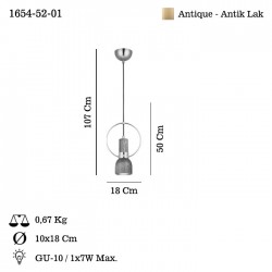 UNDER TEKLI ANTIK LAK SARKIT AVIZE 1XGU10