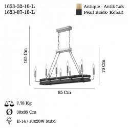 GOOSE 10 LU ANTIK LAK Y.M AVIZE 10XE14