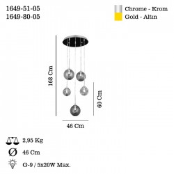 ROSSI 4+1 KROM SARKIT AVIZE 5XG9