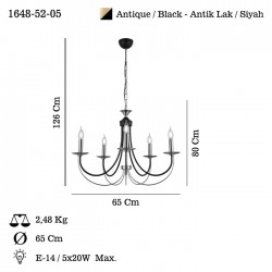 FERRA 5 LI ANTIK LAK AVIZE 5XE14