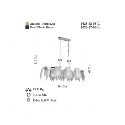 TRIANTE 8 LI KOBALT Y.M AVIZE 8XE14