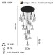 HENA 25 LI ANTIK LAK SARKIT AVİZE 25XE27