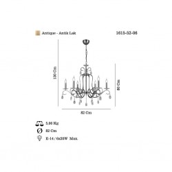 FERROMA 6 LI ANTIK LAK AVIZE 6XE14