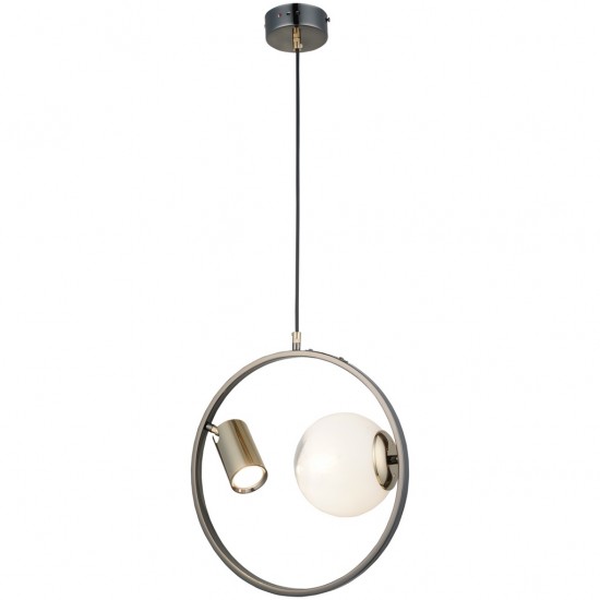 MEDO 1+1 KOBALT YUVARLAK AVİZE 1XGU10+1XE27