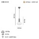 KABO TEKLİ ANTİK LAK AVİZE 1XE27