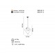 NETTA Q18 BYK TEKLİ ANTİK LAK AVİZE 1XE27