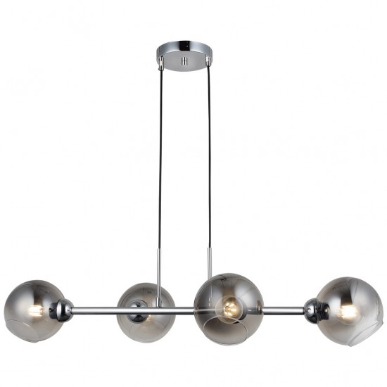 BOLET 4 LU SIRALI KROM AVİZE 4XE27