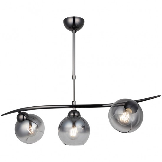 FRAMO 3 LU SIRALI KOBALT AVİZE 3XE27