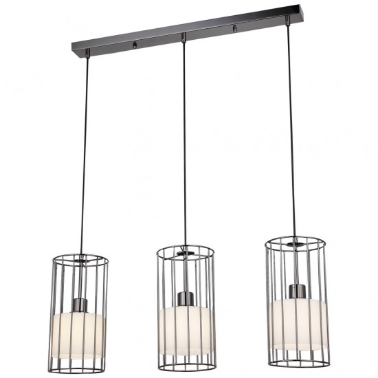 MAPES 3 LU SIRALI KOBALT AVİZE 3XE27