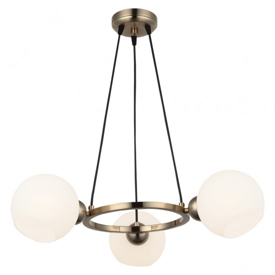 RAMELLA 3 LU ANTIK LAK AVİZE 3XE27