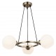 RAMELLA 3 LU ANTIK LAK AVİZE 3XE27