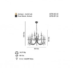 TOREDO 8+4 ANTIK LAK AVIZE 12XE14