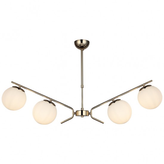 PETOS 4 LÜ ALTIN SIRALI AVİZE 4XE27