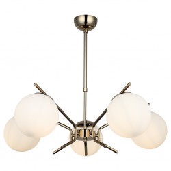 PETOS 5 Lİ ALTIN SARKIT AVİZE 5XE27