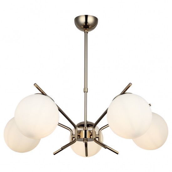 PETOS 5 Lİ ALTIN SARKIT AVİZE 5XE27