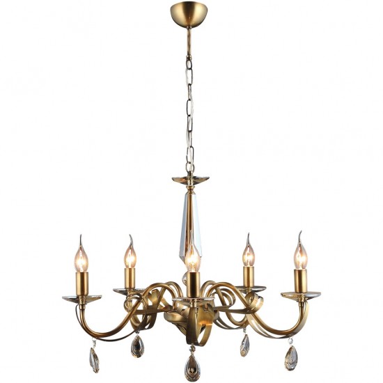 CASTRO 5 Lİ ANTIK LAK E14 AVİZE