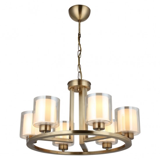 VODA 6 LI ANTIK LAK AVİZE 6XE27