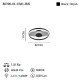 BUCCA O.BOY LEDLI PLAFONYER 36W 3000K
