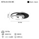 BELICA LEDLI 02 PLAFONYER 48W 3000K