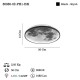 BALBANO B.BOY LEDLI SIYAH PLAFONYER 24W 3000K