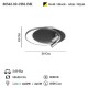 ZANATA B.BOY LED LI YUVARLAK PLAFONYER 60W+10W