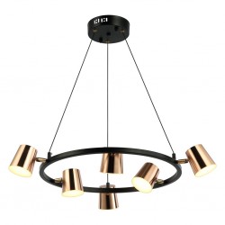 OLETTA 6 LI LEDLI SIYAH AVIZE 3000K 36W