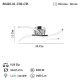 BOLVIN 60 LIK 2 LI LEDLI PLAFONYER 18W 3000K