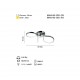 ORNES LEDLİ ALTIN BÜYÜK BOY PLAFONYER 20W 3000K