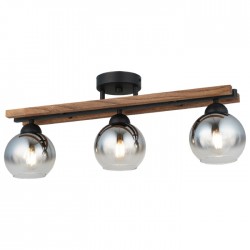 ANTE 3 LU SIYAH PLAFONYER 3XE27