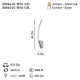 MACARA L400 KROM LEDLI APLIK 3000K