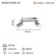 MILTEN 2 LI LEDLI ESKITME APLIK 3000K 22W