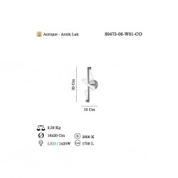 PENDOLA LEDLI APLIK 25W 3000K