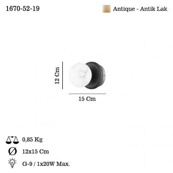 TOLOSA TEKLI ANTIK LAK APLIK 1XG9