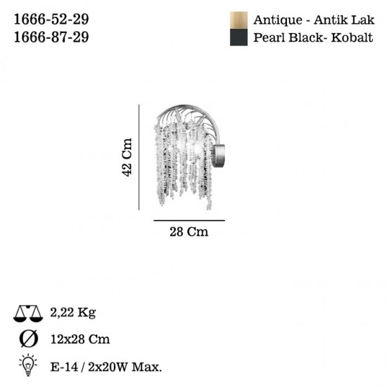 GRAPE 2 LI ANTIK LAK APLIK 2XE14