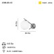 PETOS TEKLİ ALTIN APLİK 1XE27