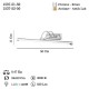 PONA 50 CM LEDLİ ANTİK LAK APLİK 9W