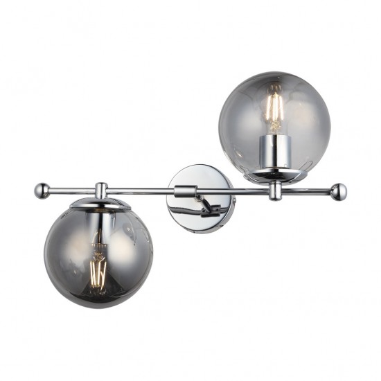 ATRON 2 Lİ KROM APLİK 2XE27