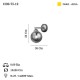 RANKO TEKLİ APLİK KOYU ALTIN 1xE27