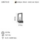 ERA ANTIK LAK/SİYAH APLİK 1XE27