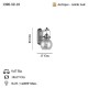PONTE APLİK ANTIK LAK 1xE27