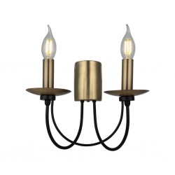 DOFA 2 Lİ ANTİK LAK-SİYAH APLİK 2XE14