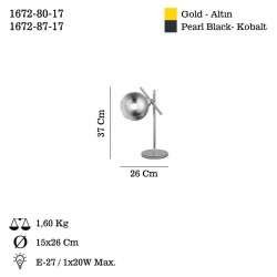 BENA TEKLI KOBALT M.LAMBASI 1XE27