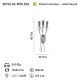 PALAZZO 3 LU LEDLI APLIK 6W 3000K